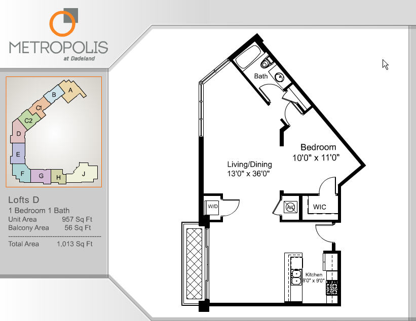 Metropolis Miami Floor Plans
